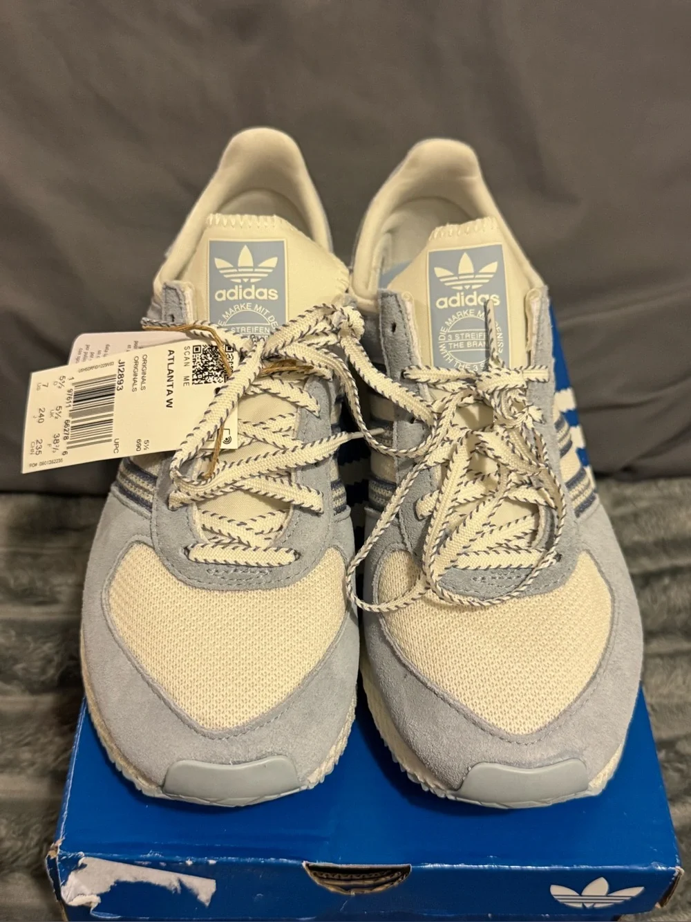 ADIDAS Originals Women’s Light Blue & Cream Atlanta Sneakers